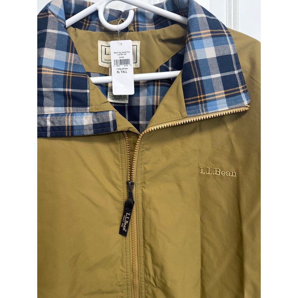 LL Bean Men’s Warm Up Jacket NEW